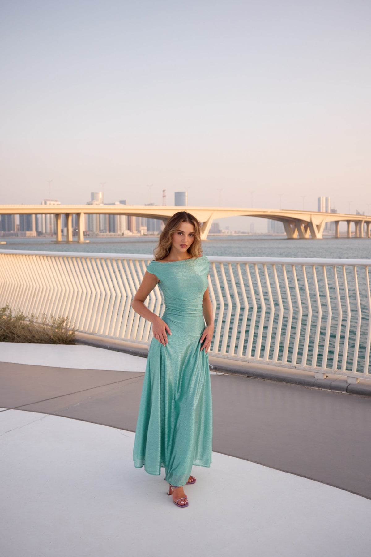 Aqua Dress